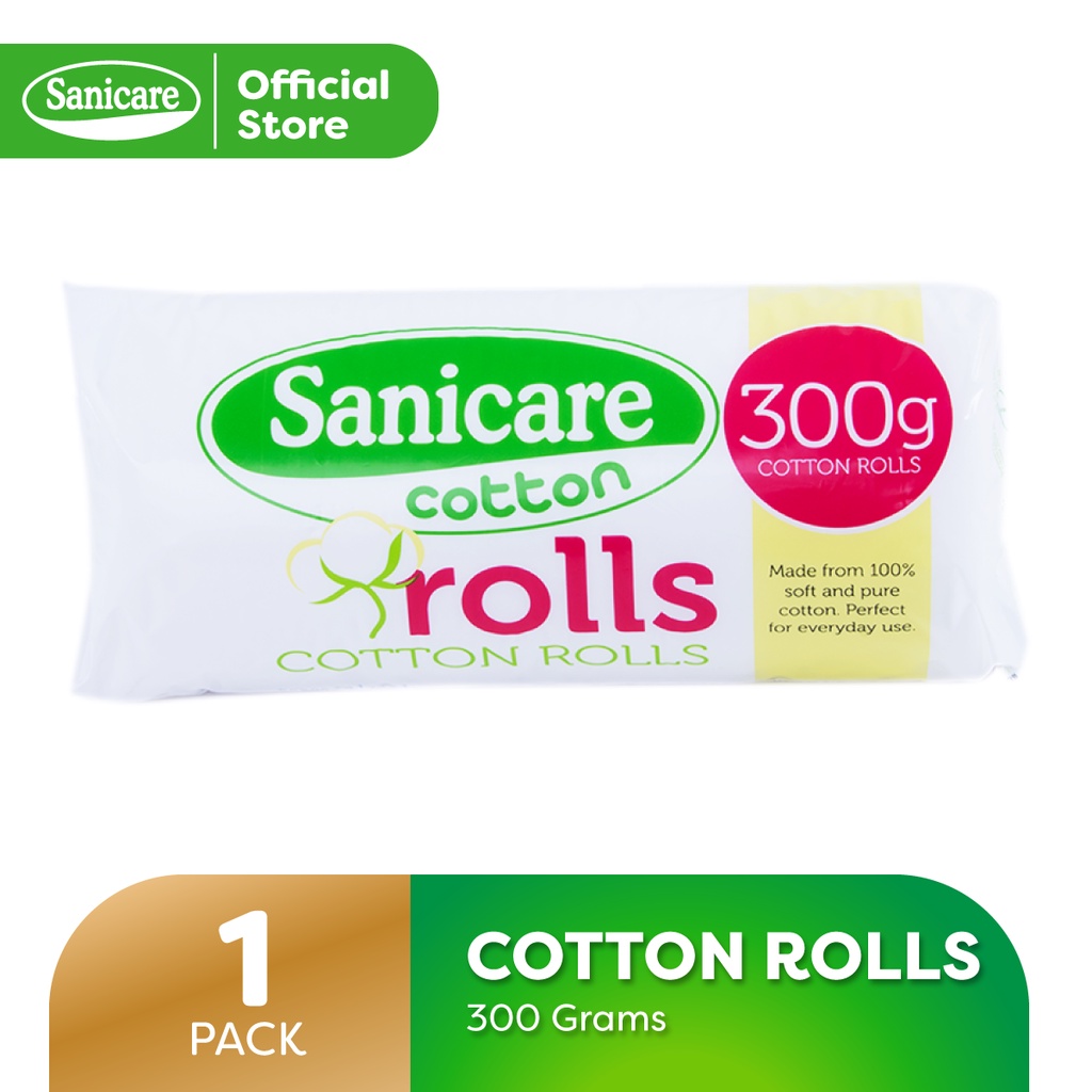 Sanicare Cotton Rolls 300g (1 Pack) Shopee Philippines