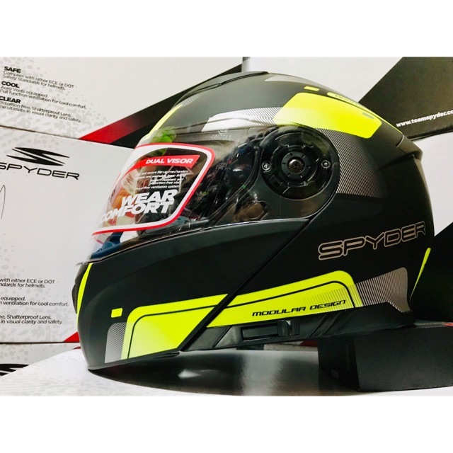 Spyder Arrow Modular Dual Visor Shopee Philippines