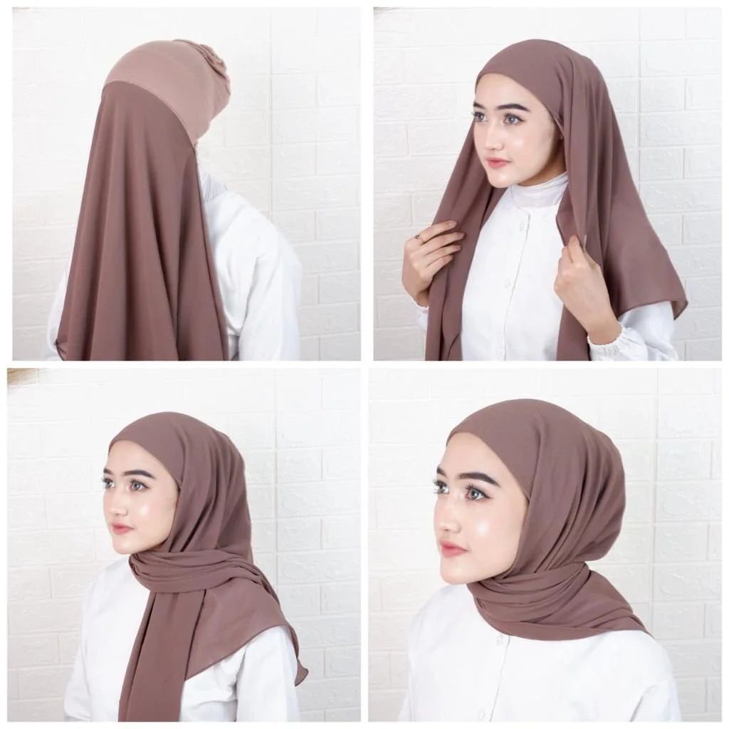 Hijab / Hijab PASHMINA + INNER 2 in 1 Can Behind Behind BABYDOLL