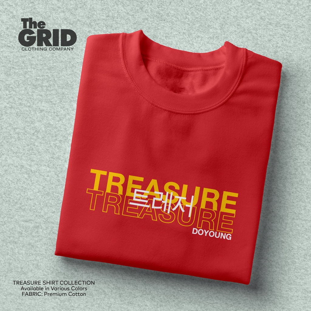 Doyoung Treasure Member Trendy Korean Kpop Fandom Shirt Design