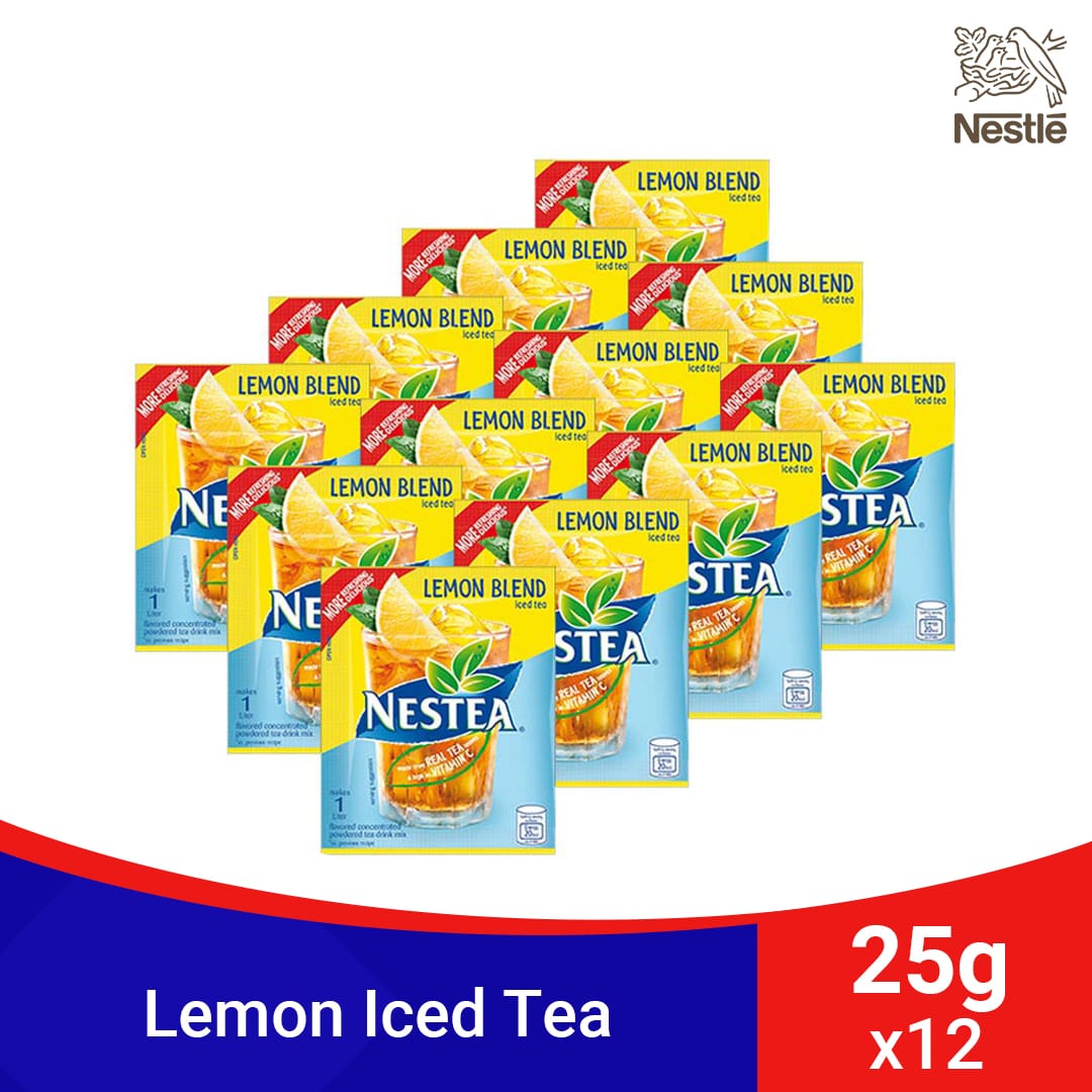 NESTEA Lemon Blend Iced Tea 25g Pack of 12 Shopee Philippines