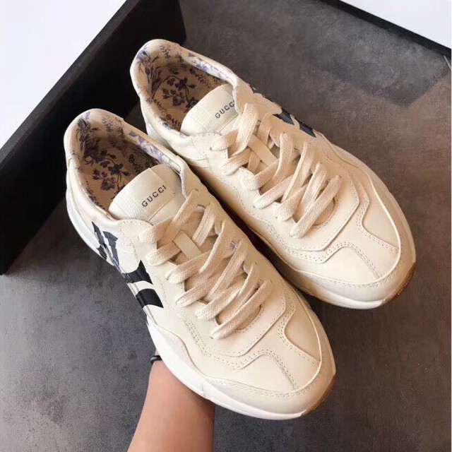 gucci all white sneakers