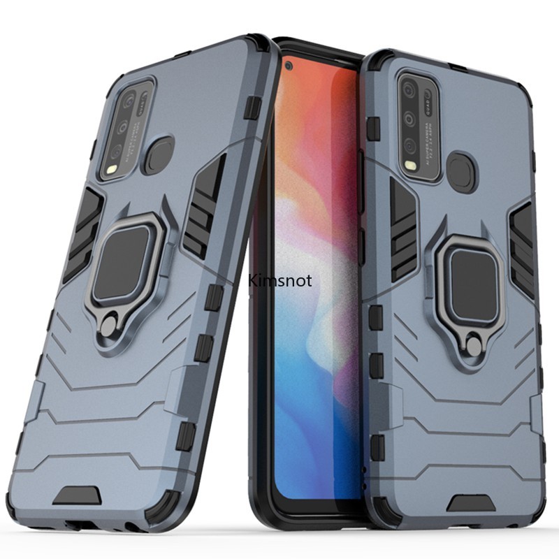 Case For Vivo Y50/Y30 Case Hard Shockproof Armor Kickstand ...