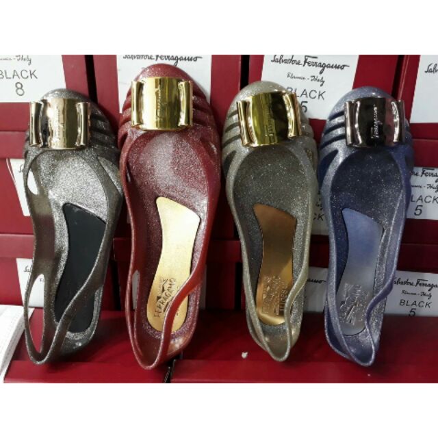 ferragamo jelly shoes original