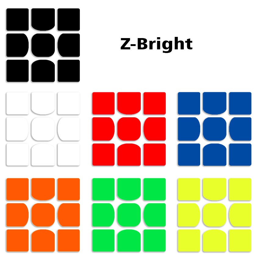 Z-Bright Sticker Replacement for Valk 3x3 Rubik's Cube | Shopee Philippines