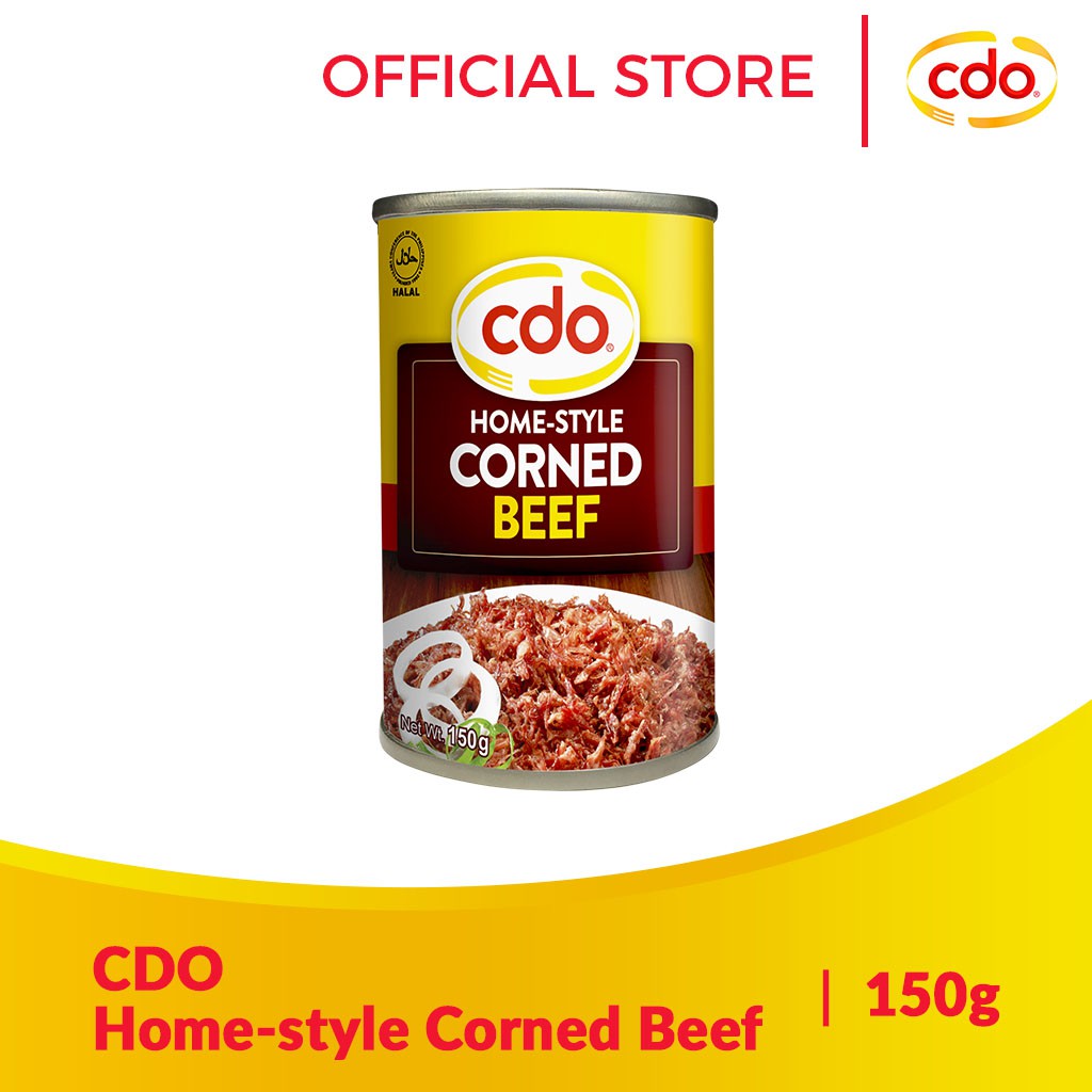 CDO HomeStyle Corned Beef Classic 150g Shopee Philippines