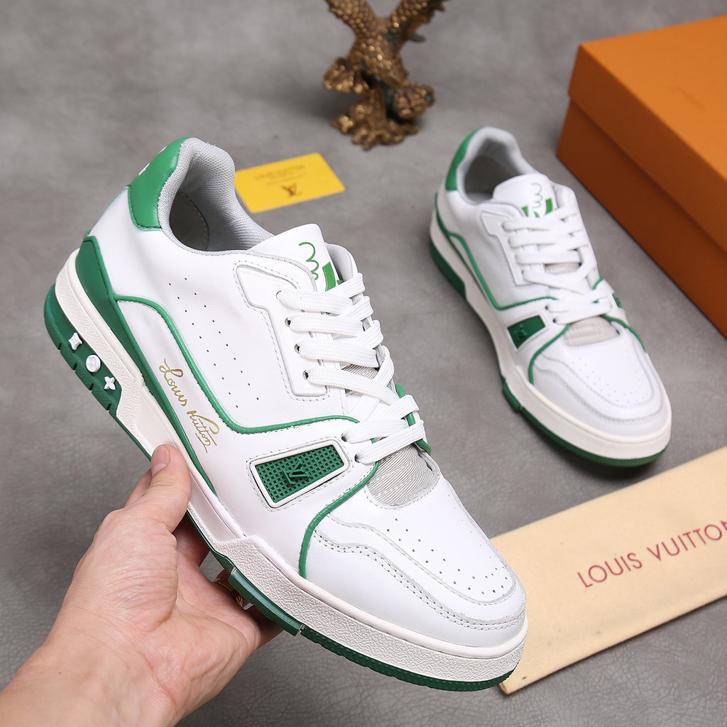 lv sneaker green