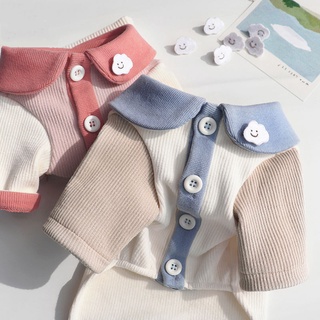 New Style Spring Summer Breathable Thin Dog Clothes/Cute Pet  Cardigan Clothes/Puppy Cat Teddy Bichon Pomeranian Muppet Clothes/Pet Clothes