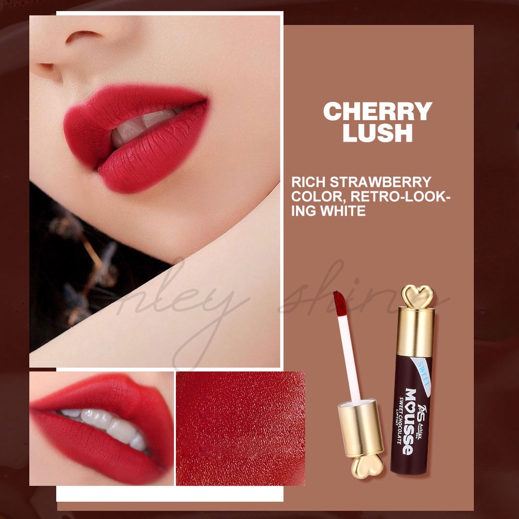 Ashley Shine Sweet Mousse Chocolate Lip Tint AS2091 4.5ml | Shopee  Philippines