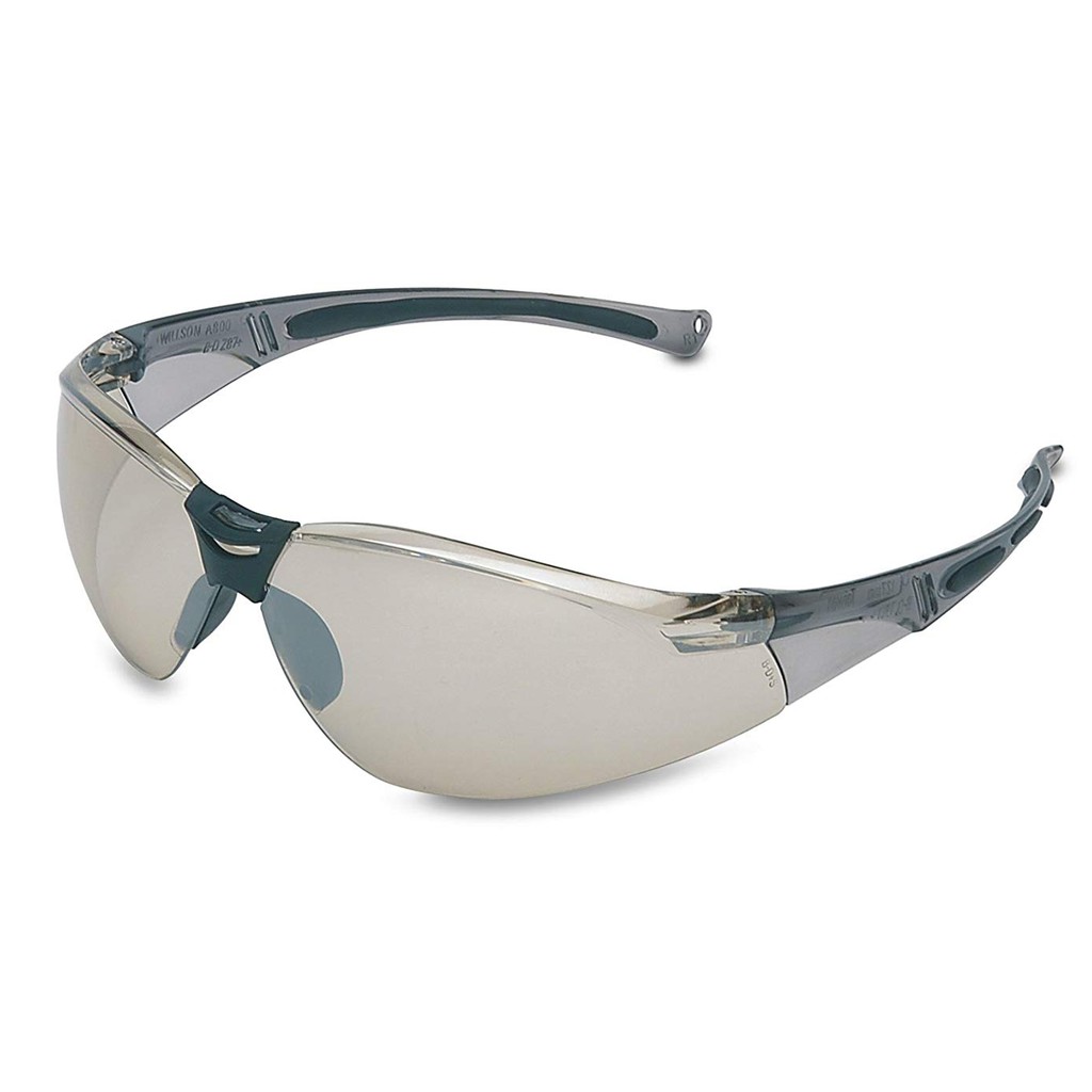 HONEYWELL 1015350 A800 Grey Frame Indoor/Outdoor Silver Lens Safety ...