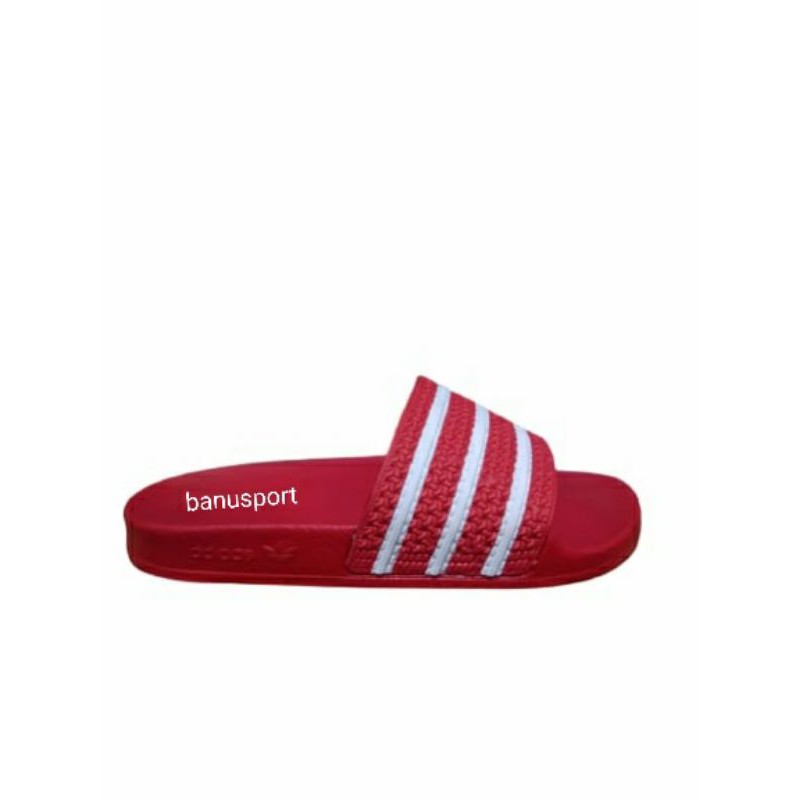 adidas sandals red
