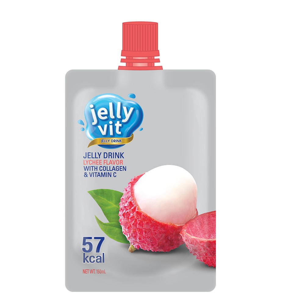 Jelly Vit Jelly Drink Lychee Flavor With LCollagen And Vitamin C 150ml