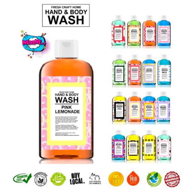 flavored body wash