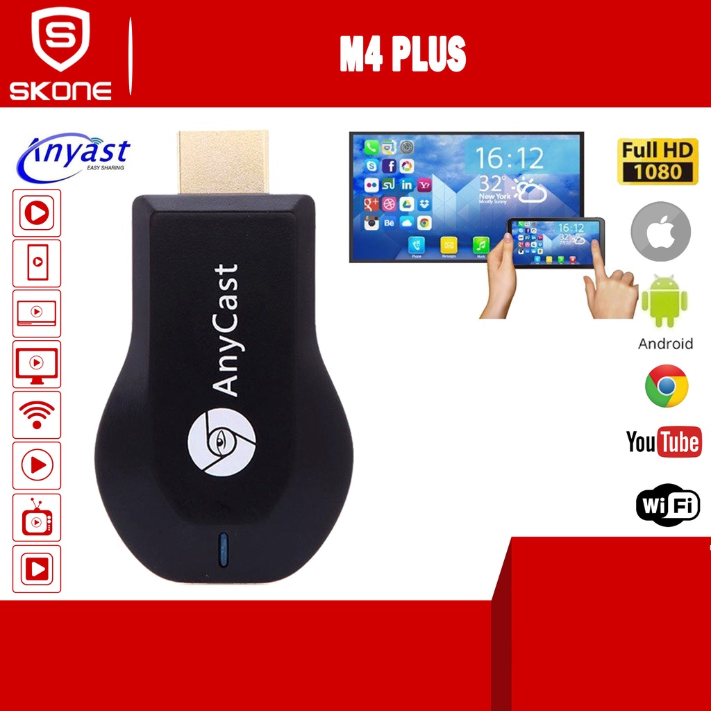 Anycast Mirascreen M4 Plus M9 Plus Tv Stick Wifi Dongle Receiver 1080p Display Hdmi 349