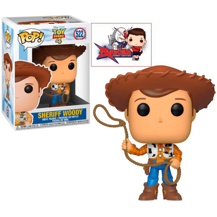 POP! Funko Disney Pixar Toy Story Sheriff Woody Holding FORKY Vinyl ...