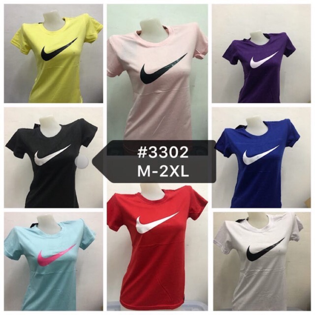nike cotton t shirts women's