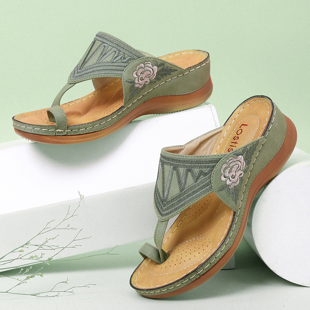 women's summer floral comfortable sandals