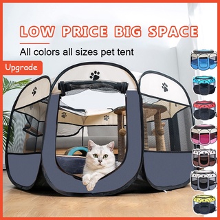 [HOT]Cat Tent Cat House Portable Folding Outdoor Travel Pet Tent Cat/Dog Pet Delivery Room