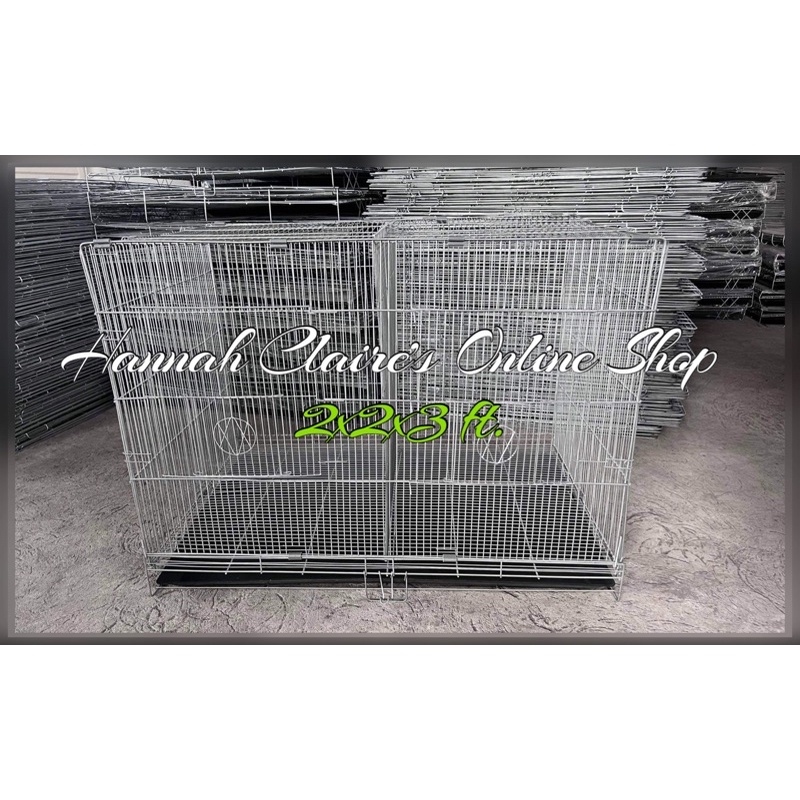Heavy Duty Collapsible Cage for Bird & Rabbit Size 2x2x3 ft. Shopee