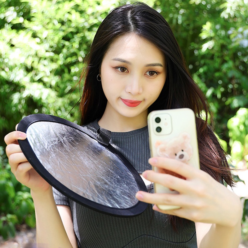 Tiktok 2 In 1 Mini Selens Photography Reflector Set Portable Photo Shooting Studio Reflector with Storage Bag #5