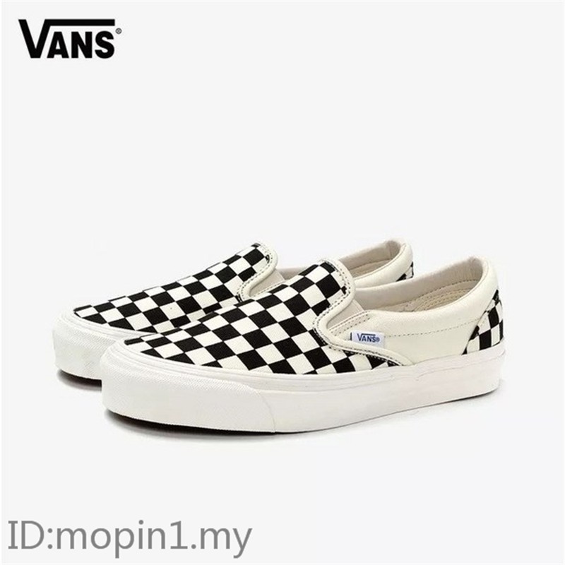 slip on checkerboard vault