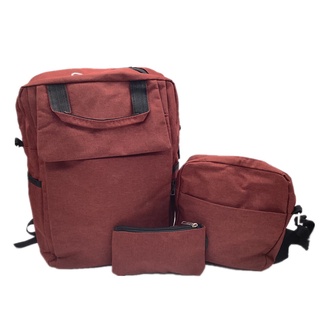 RTW NEW ARRIVAL 3IN1 BACKPACK SET UNISEX NEW ARRIVAL BA36