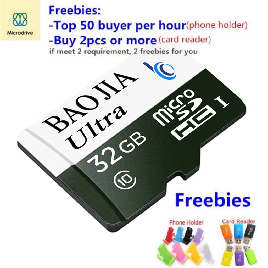 Cod Ultra Micro Sdhc Class 10 32gb Micro Sd Card Memory Card Shopee Philippines