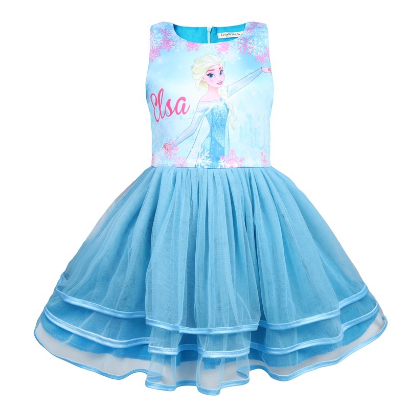 elsa cartoon dress