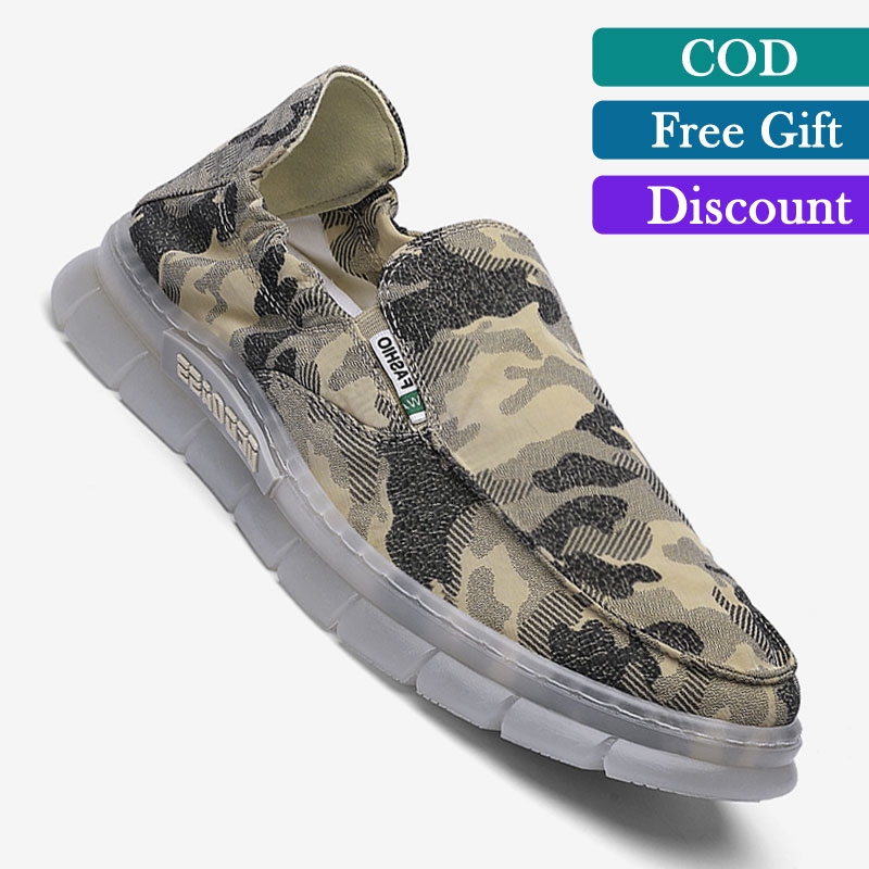 camo slip on shoes mens