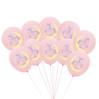 10 Pcs/set Unicorn Latex balloon Confetti Balloons Birthday Party Decoration #4