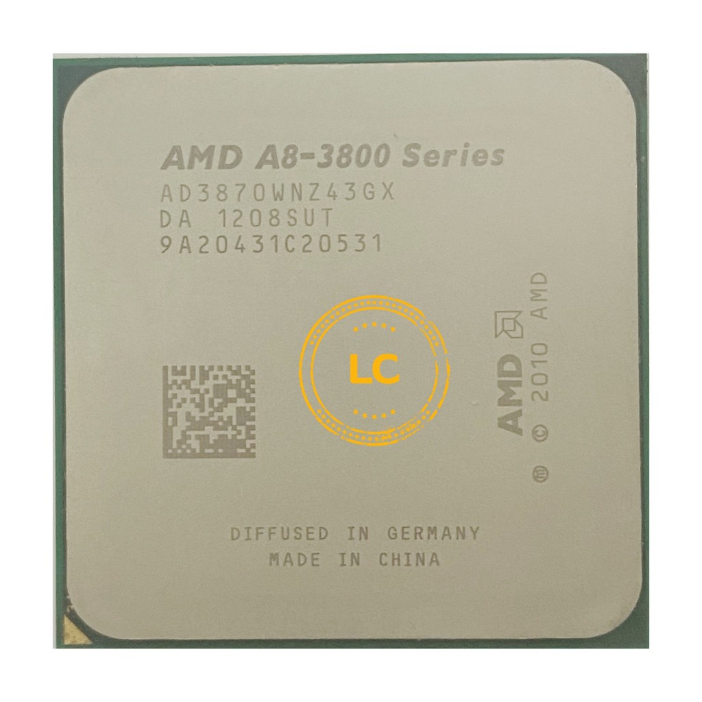 Amd A8 Series A8 3870k A8 3870 A8 3870k 3 0 Ghz Quad Core Cpu Processor Ad3870wnz43gx Socket Fm1 Shopee Philippines