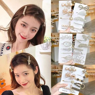 Korean ladies hairpin suits, set 5/6 pcs good quality, fashion clip hot hairpins hair accessories