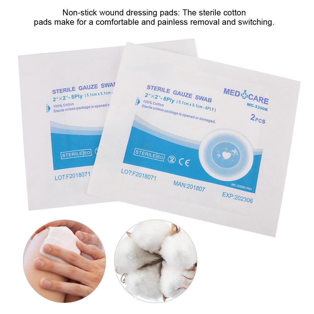 sterile cotton pads