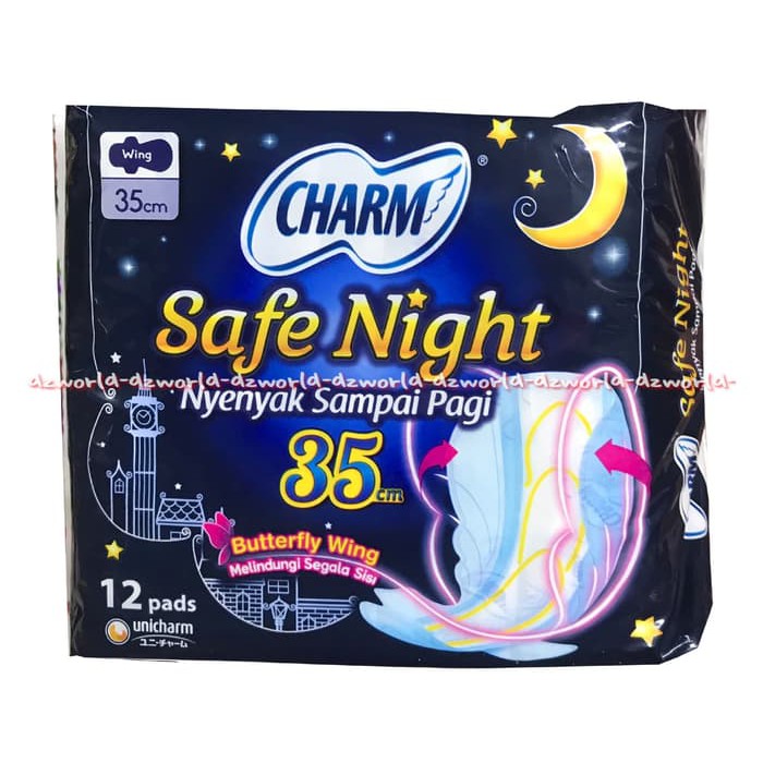 Charm Safe Night 35cm Wing 12P