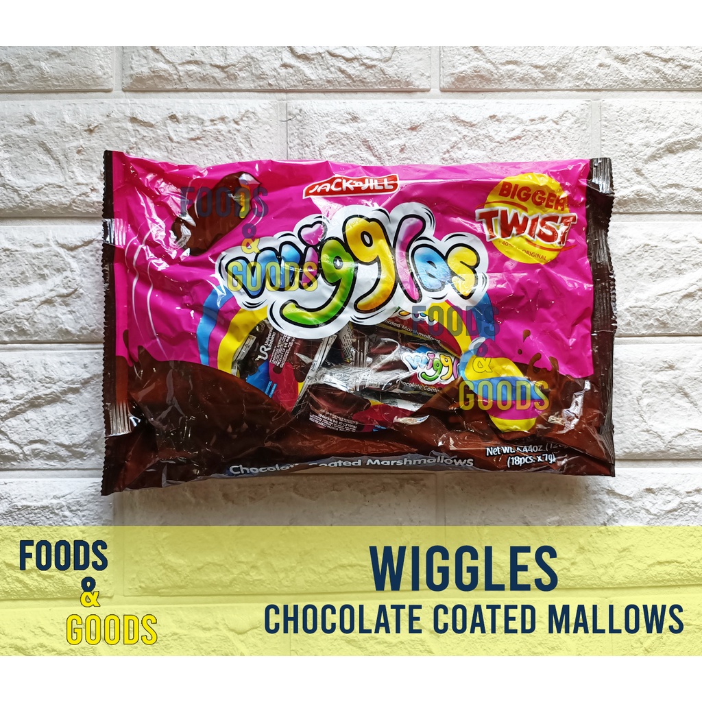 Wiggles Chocolate Coated Marshmallow 18 pcs./pack Shopee Philippines