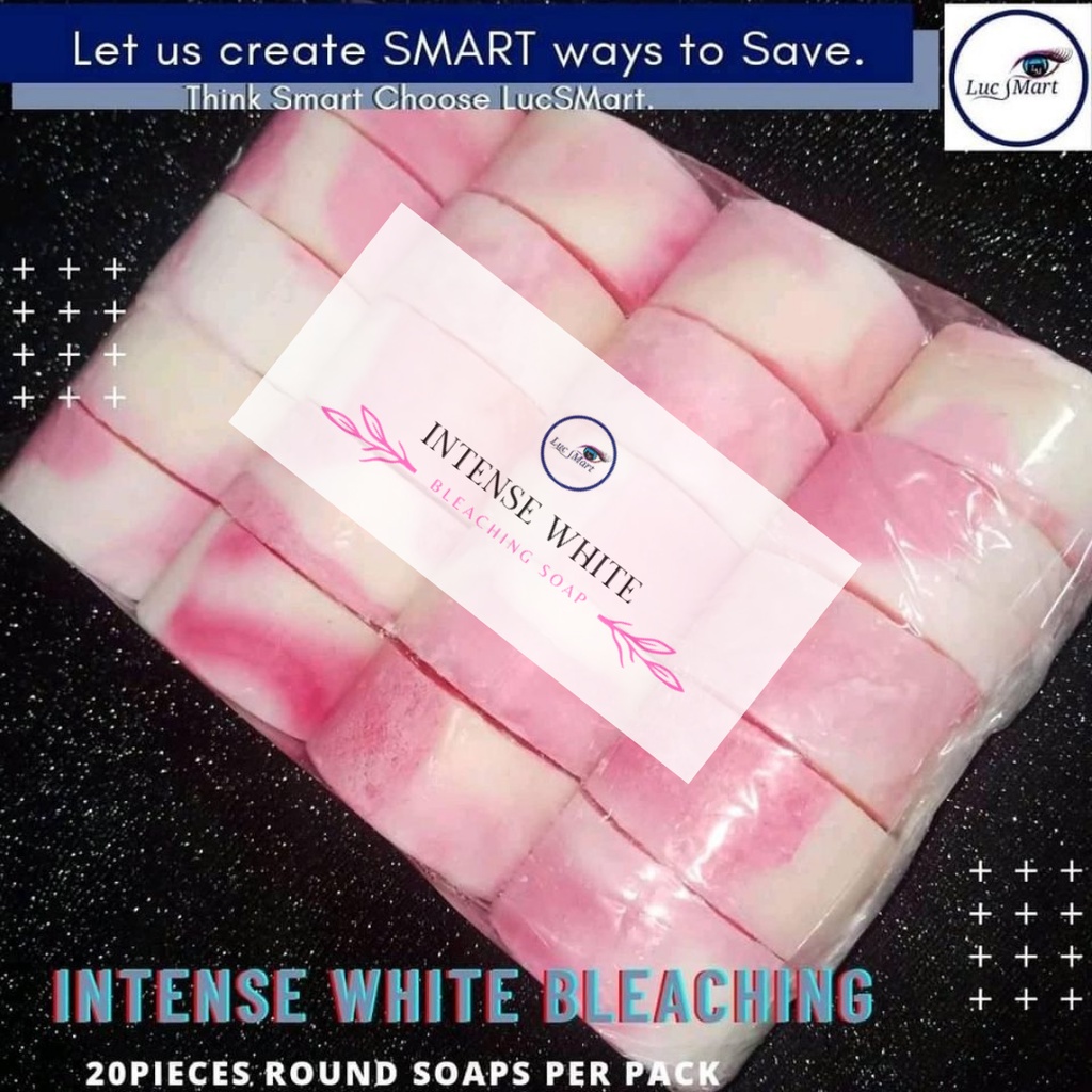 INTENSE WHITE BLEACHING SOAPS (50GramsX20 Round Soap) Shopee Philippines