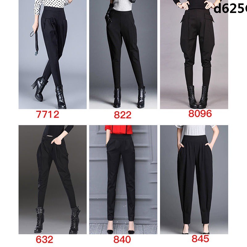 thin black trousers