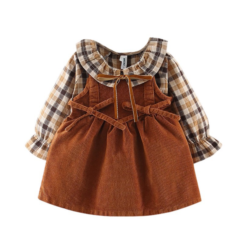 suspender dress baby