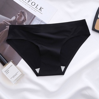 Women Panties Silk Women Briefs Soild Underwear M-XL Lingerie #8