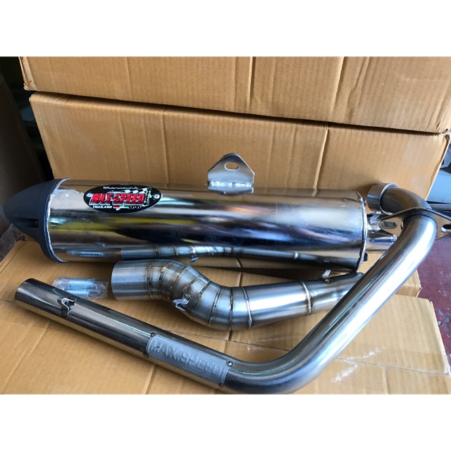 Max speed power pipe raider150 chrome | Shopee Philippines