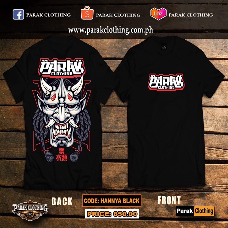 ☀☋☀Parak Clothing Merch In Silk Screen (Black) | Lazada PH