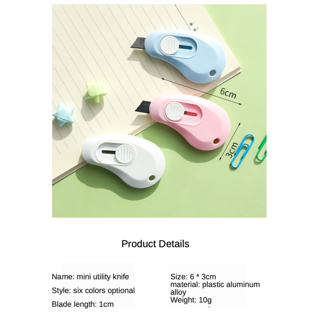 Random Lowest Price Mini Cutter knife Parcel Art Cutter Office School Supplies Cute Art Knife