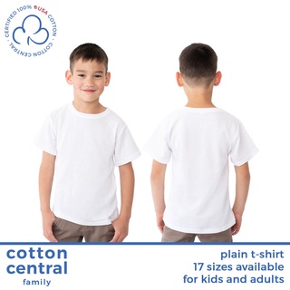 Cotton Central™ - Basic White Round Neck T-Shirt Kids Adults Unisex Blue Kentucky Corner Crown Hanes #2