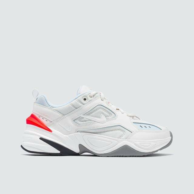nike m2k tekno grey and orange