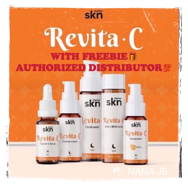 JESSY MENDIOLA SKN RevitaC Retinol + Vitamin C for all skin types by