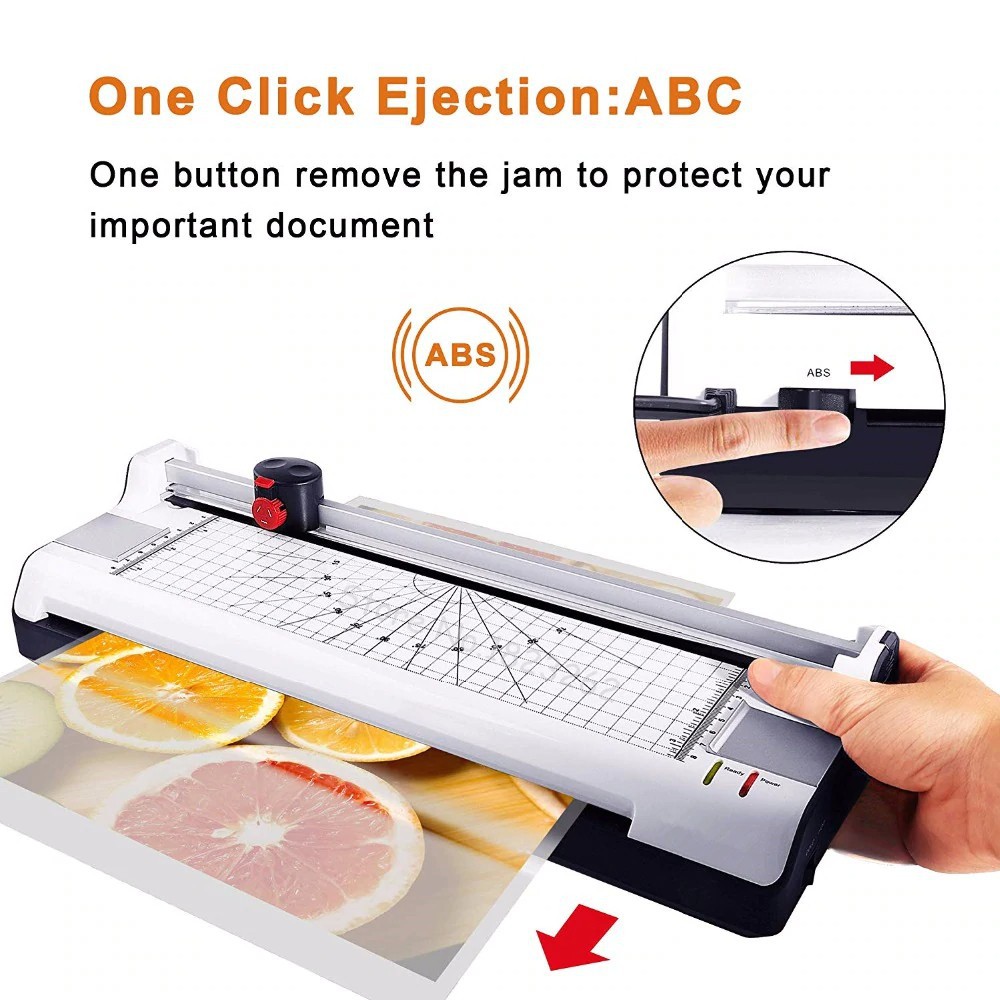 6in1 Laminating Machine (A3/A4) Hot and Cold Laminator w/ Rotary