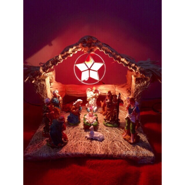 Christmas Belen / Nativity Set Medium Shopee Philippines