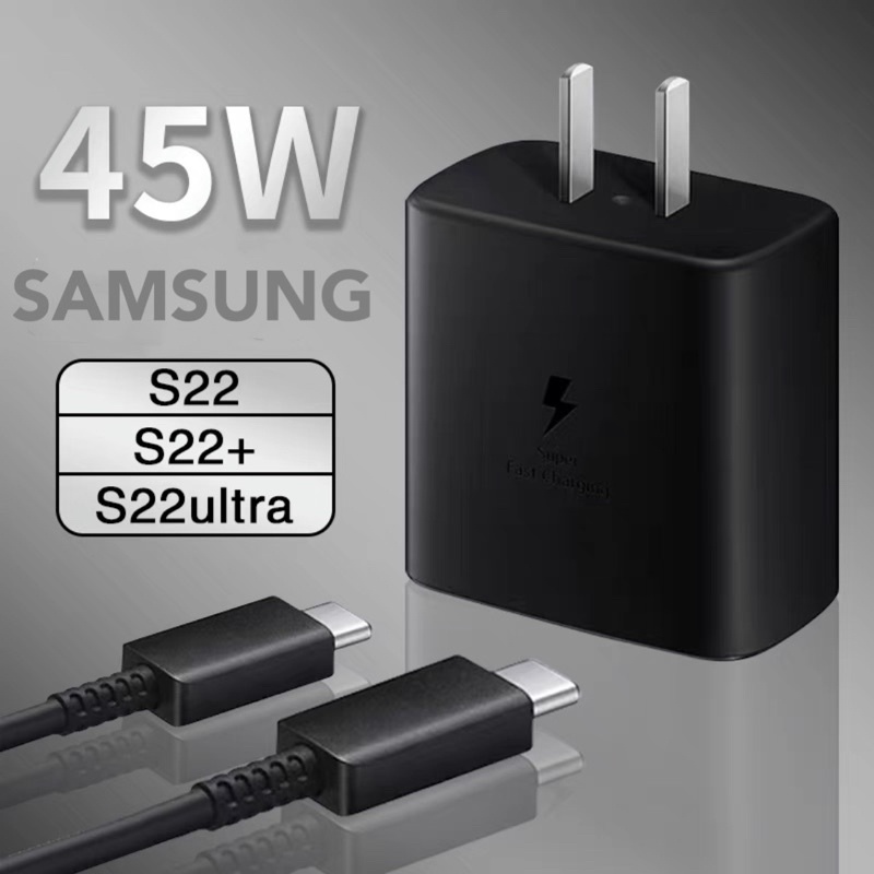 Original Samsung S22 Plus Ultra 5G Charger 45W Fast charger Note 20 10