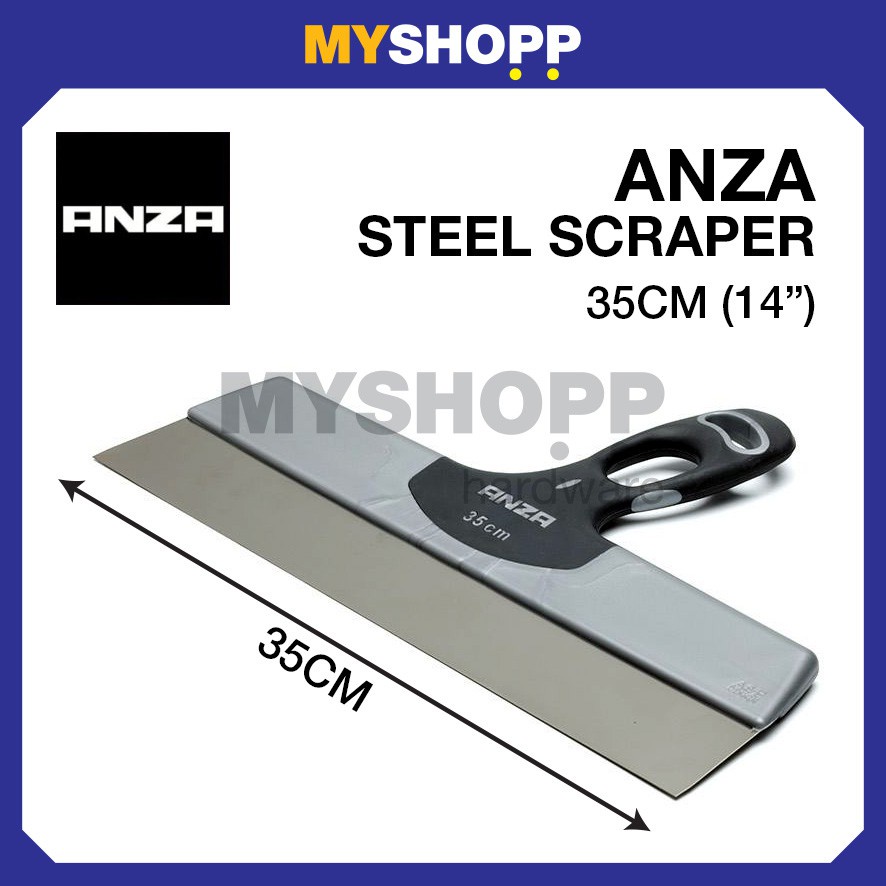 [100 ORIGINAL] Anza 14 inch / 350mm Steel Scraper Wide Scraper