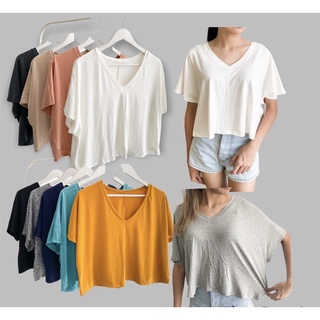 v neck shirt - Best Prices and Online Promos - Feb 2023 | Shopee ...